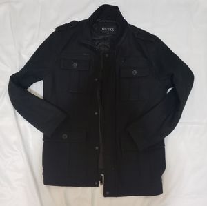 Men's Guess Wool Military Style Jacket
